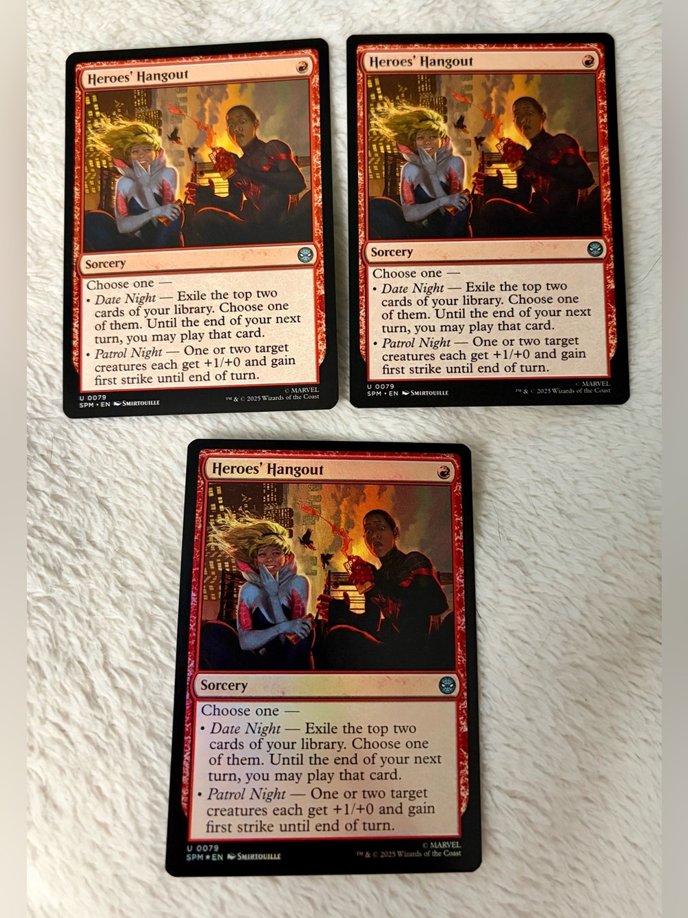 MTG Marvel's Spider-Man | Heroes' Hangout 079 x3 (x2 Regular & x1 FOIL)